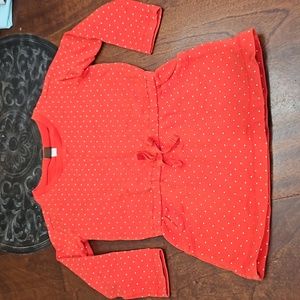 Dotty Drawstring Dress